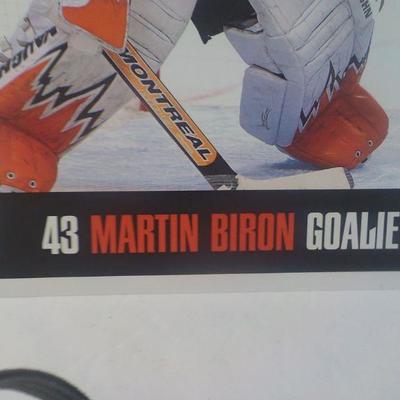 " #43 Martin Biron Goalie Philadelphia Flyers signed autograph"