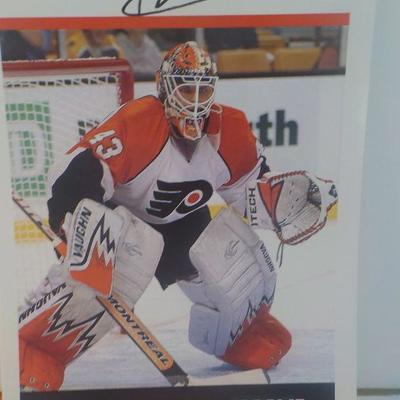 " #43 Martin Biron Goalie Philadelphia Flyers signed autograph"