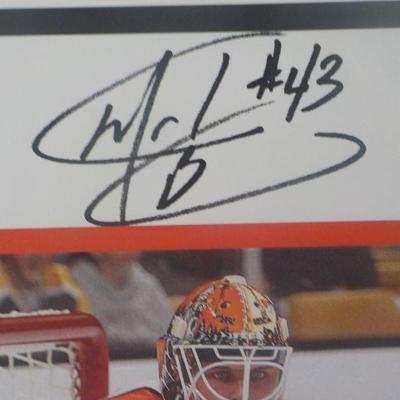 " #43 Martin Biron Goalie Philadelphia Flyers signed autograph"