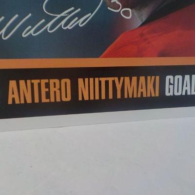 " Signed Autograph Antero Niittymaki Goalie #30"