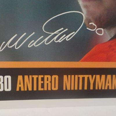 " Signed Autograph Antero Niittymaki Goalie #30"