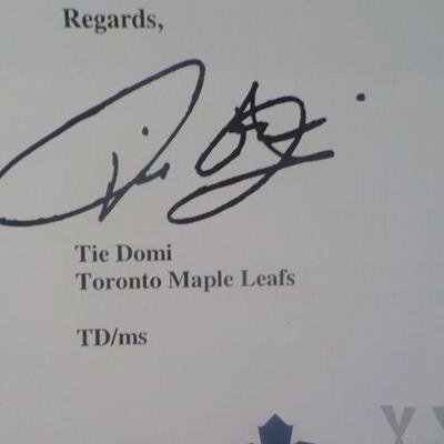 Toronto Maple leafs Hockey payer 