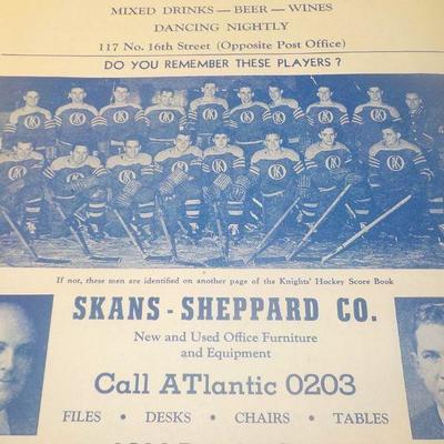 " Pro Hockey Magazine 1946 to 1947 Greats' Signed on cover by players.