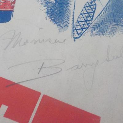 " Pro Hockey Magazine 1946 to 1947 Greats' Signed on cover by players.