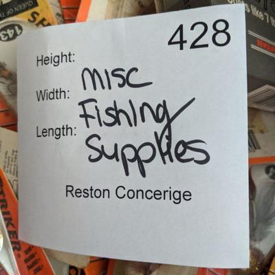 Lot 428 - Misc fishing Supplies 