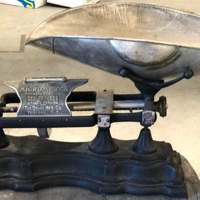 Antique Micrometer 1892 Dodge Manufacturing Candy Scale