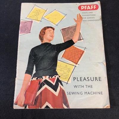 Vintage PFAFF Sewing Machine Hints & Suggestions Booklet 