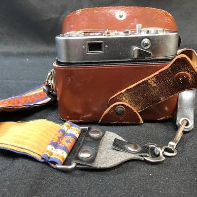 Vintage Voigtlander Vito Camera with Case and Neck Strap