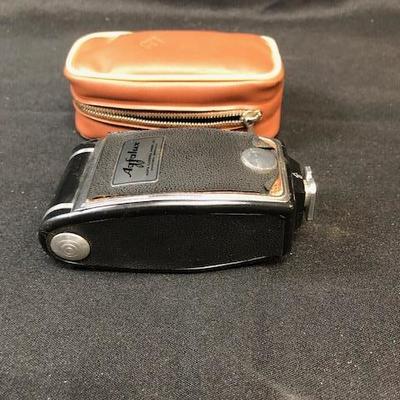 Vintage Agfalux Pocket Flashgun with Case