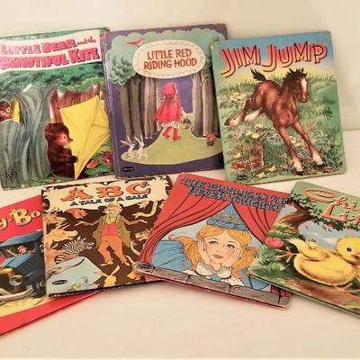 Lot #134  Lot of 7 Vintage Children's Books - Whitman Publishing - 1953-61