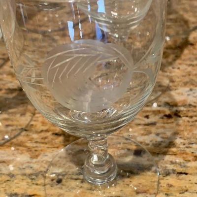 LOT 177 MISC. GROUP OF CRYSTAL STEMWARE 