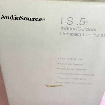 LOT 179  BOXED SET INDOOR/OUTDOOR SPEAKERS NEVER USED