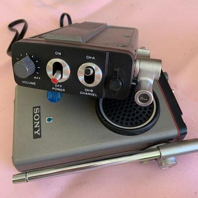LOT 180  GROUP OF VINTAGE SONY ELECTRONICS