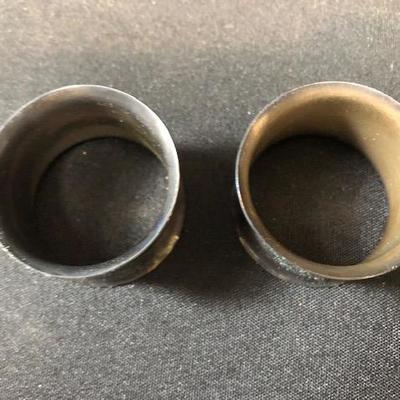 Pair of Wallace Silversmiths Napkin Rings