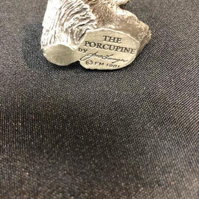 The Woodland Animals Pewter Figurines by Jane Lunger
