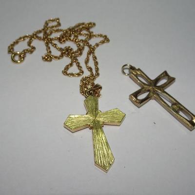 Vintage Cross Necklace & Pendant 