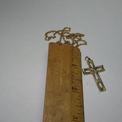 Vintage Cross Necklace & Pendant 