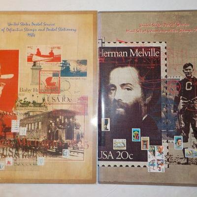 1984 Definitive stamps and 1984 Mint set of Commemorative stamps.