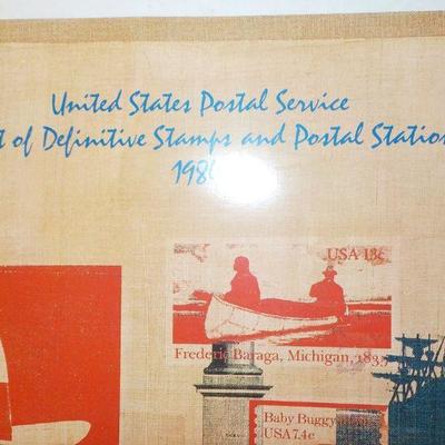 1984 Definitive stamps and 1984 Mint set of Commemorative stamps.
