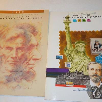 1985 and 1986 Commemorative  stamps.