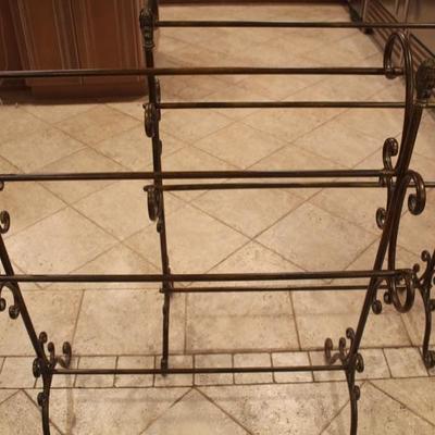 Pair of Cast Iron Quilt / Blanket Racks