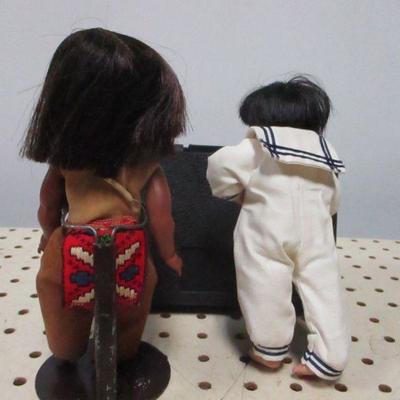 Lot 56 - Madame Alexander Hiawatha & Asian Boy Doll