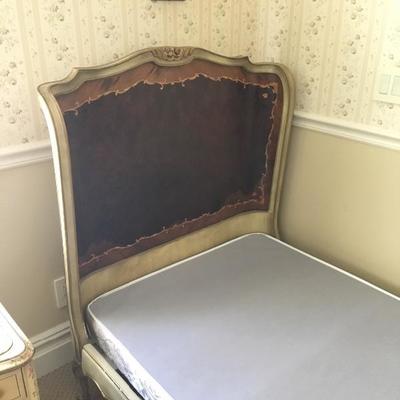 Pair (2) Antique French Twin Beds