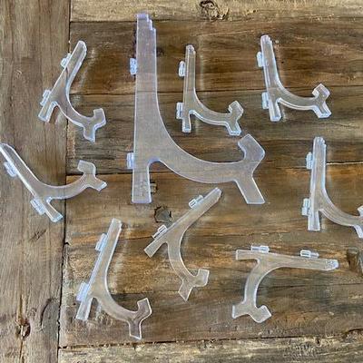 Plate stands acrylic NEW