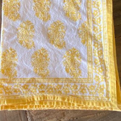 Napkins set of 14 mix and match yellow blue