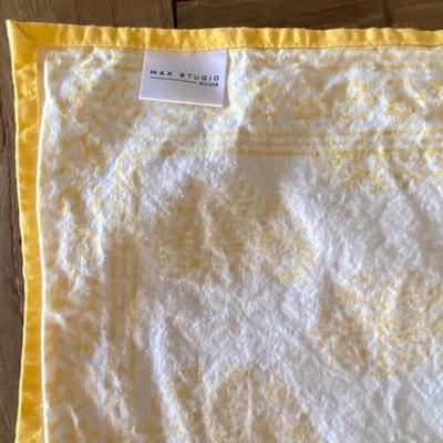 Napkins set of 14 mix and match yellow blue