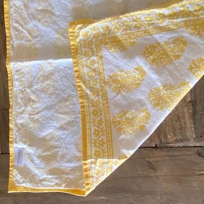 Napkins set of 14 mix and match yellow blue