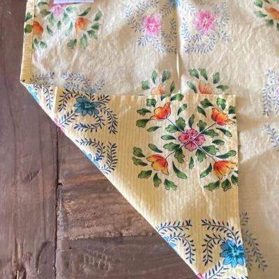 Napkins set of 14 mix and match yellow blue