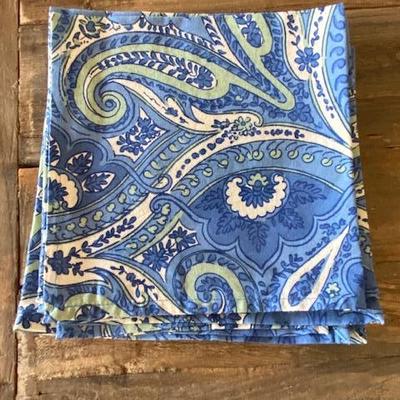 Napkins set of 14 mix and match yellow blue