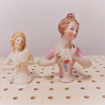 Lot 77 - Porcelain Half Doll Pin Cushion - Germany