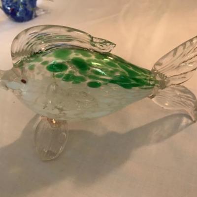 Lot #58 Decorative Glass Fish