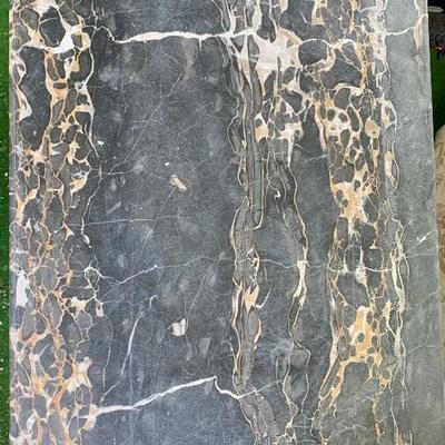 Two Antique Painted Marble Top Tables