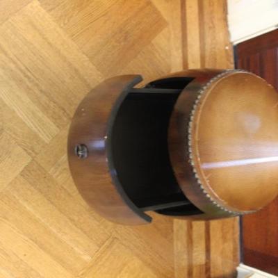 Wine Barrel Side Table Stand