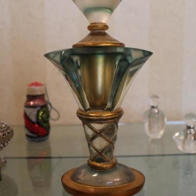 Collectible Collection Perfume Bottles including Fine Crystal