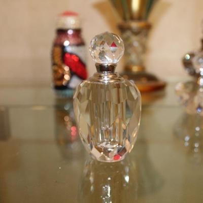 Collectible Collection Perfume Bottles including Fine Crystal