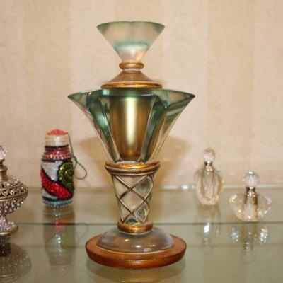 Collectible Collection Perfume Bottles including Fine Crystal