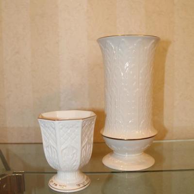 Lenox Vase and Kiddush Cup