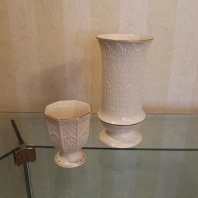 Lenox Vase and Kiddush Cup