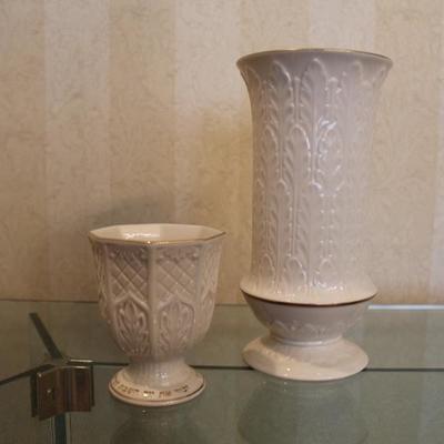 Lenox Vase and Kiddush Cup