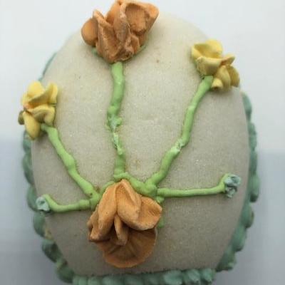 Vintage Diorama Easter Sugar Egg