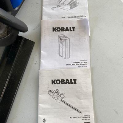 Lot # 567 Kobalt 40V Lithium Hedge Trimmer