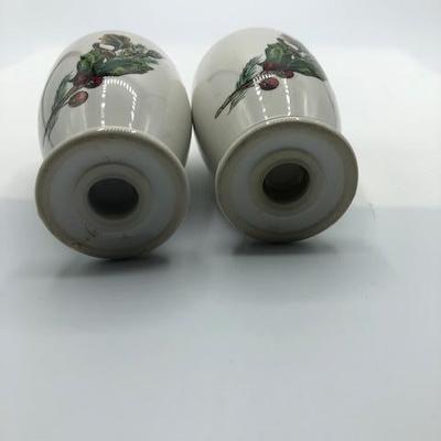 Winter Holiday Holly & Pine Salt and Pepper Shaker Set