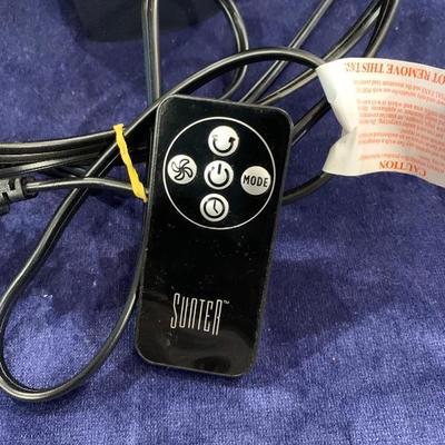 Tilted fan  And moving fan w/ remote 