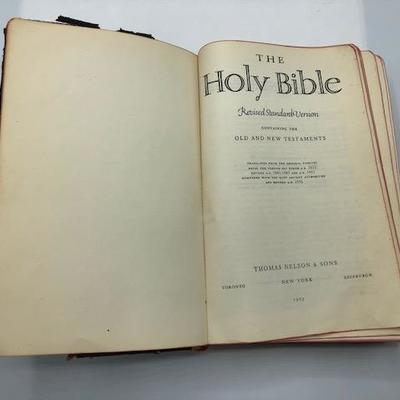 Old Holy Bible 1953