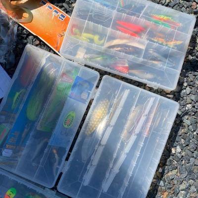 Lot # 577 Kunnan Shimano Fishing Rod with Lures, and Case 