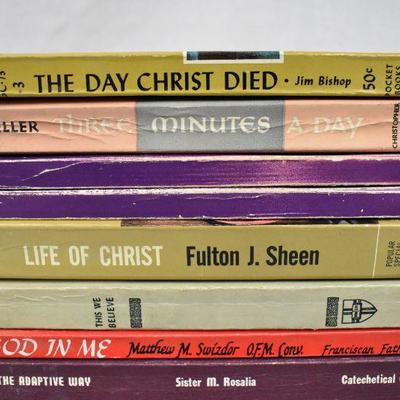 14 Catholic Religious Books: The Day Christ Died -to- My Catholic Faith